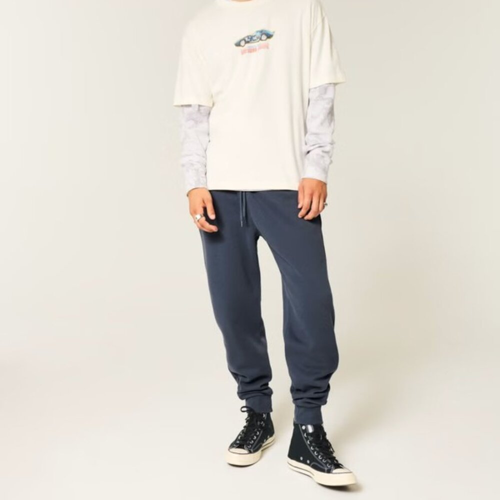 Hollister Relaxed Rib Joggers man size M
